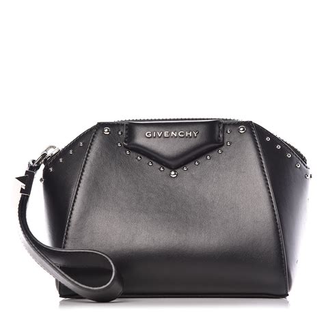 givenchy antigona small beauty wristlet black|Givenchy antigona small price.